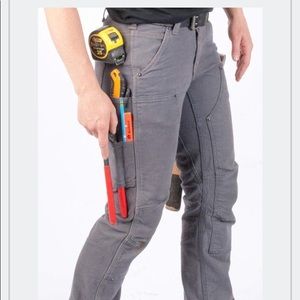 Dovetail Brit Utility Gray Stretch Canvas